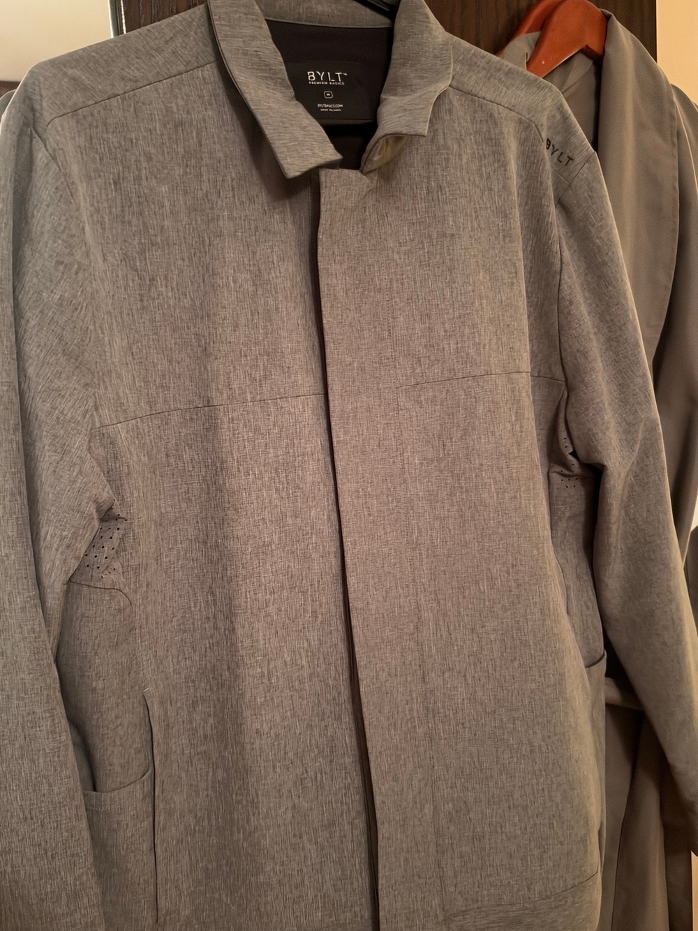 BYLT Heather Gray Lightweight Jacket